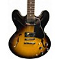 Used Gibson ES335 Tobacco Burst Hollow Body Electric Guitar