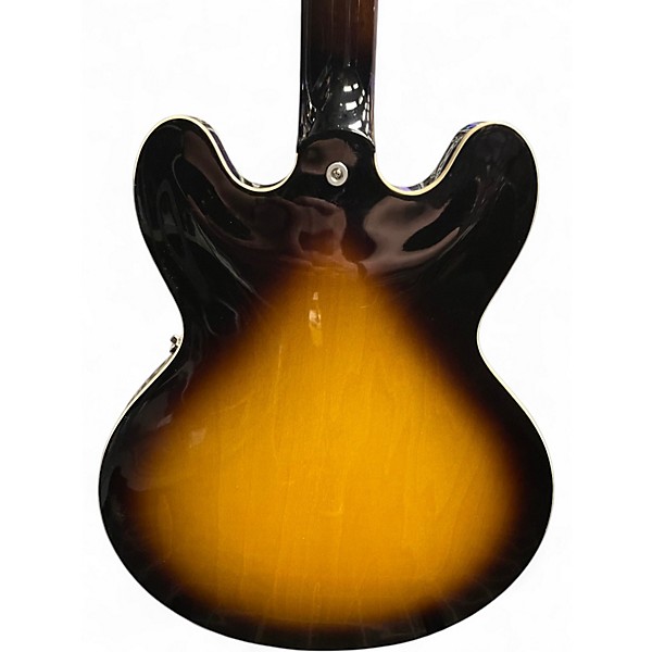 Used Gibson ES335 Tobacco Burst Hollow Body Electric Guitar