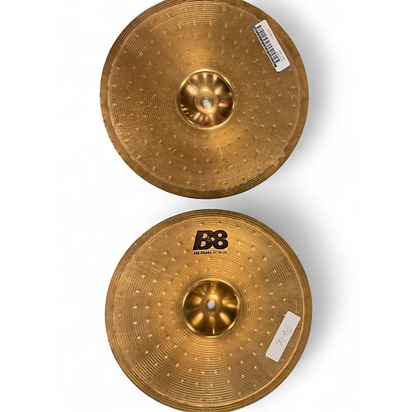 Used SABIAN 14in B8 Hi Hat Pair Cymbal