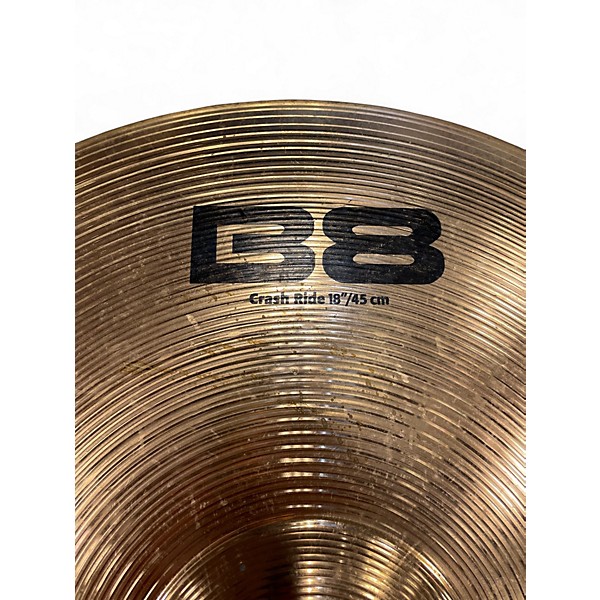 Used SABIAN 18in B8 Crash Ride Cymbal
