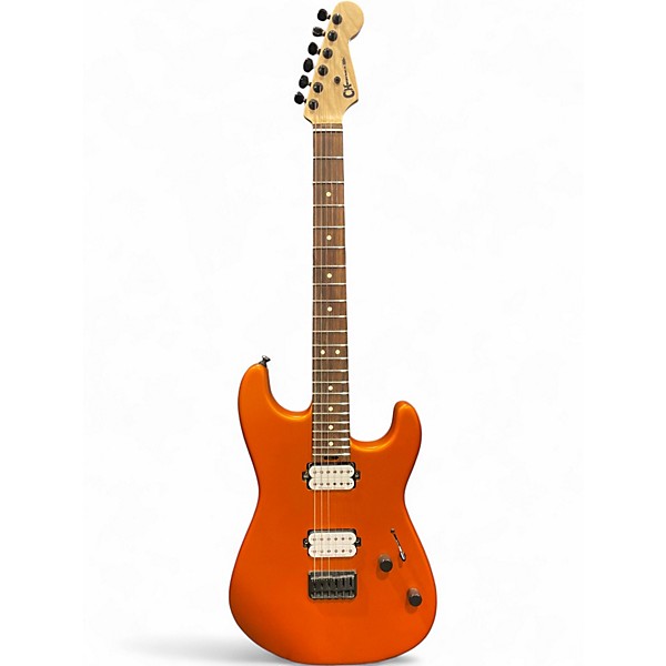 Used Charvel Pro Mod San Dimas HH HT SATIN ORANGE Solid Body Electric Guitar