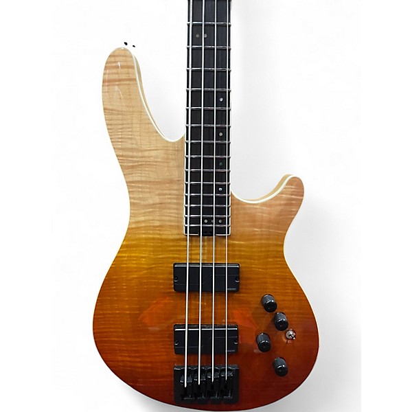 Used Schecter Guitar Research SLS Elite-4 Electric Bass Antique Burst Electric Bass Guitar
