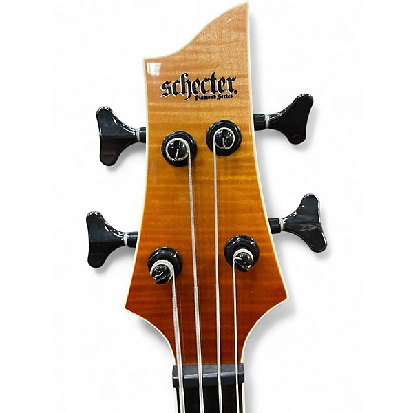 Used Schecter Guitar Research SLS Elite-4 Electric Bass Antique Burst Electric Bass Guitar