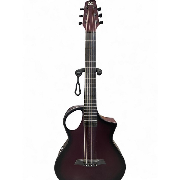Used Composite Acoustics Cargo Maroon Acoustic Electric Guitar