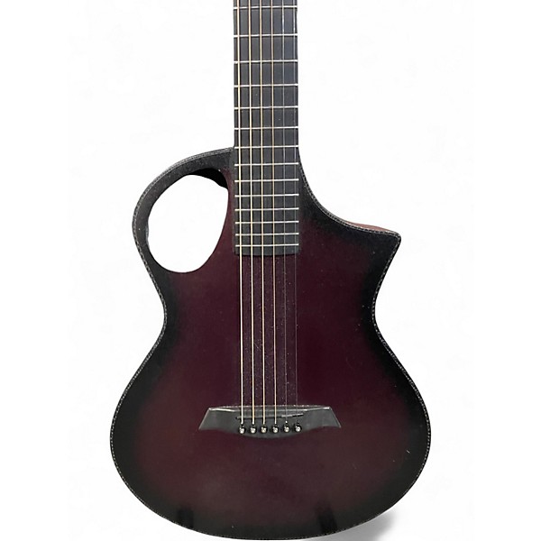 Used Composite Acoustics Cargo Maroon Acoustic Electric Guitar