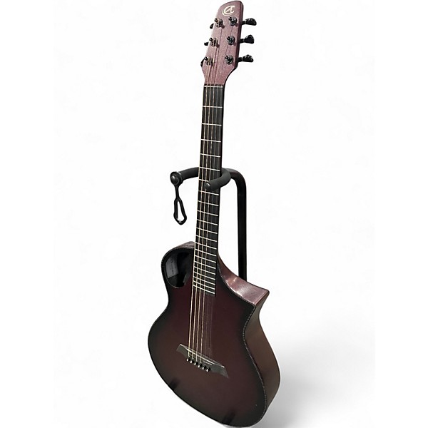 Used Composite Acoustics Cargo Maroon Acoustic Electric Guitar