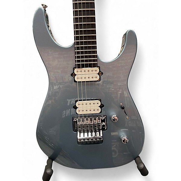 Used Jackson mj series dinky dkra Ice Blue Metallic Solid Body Electric Guitar