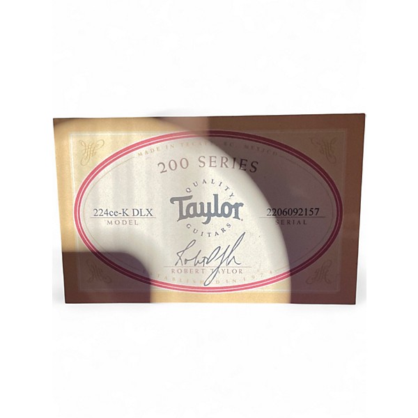 Used Taylor 224ce-K KOA Acoustic Guitar