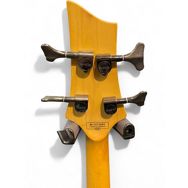 Used Schecter Guitar Research Omen Extreme 4 String 2 Color Sunburst Electric Bass Guitar