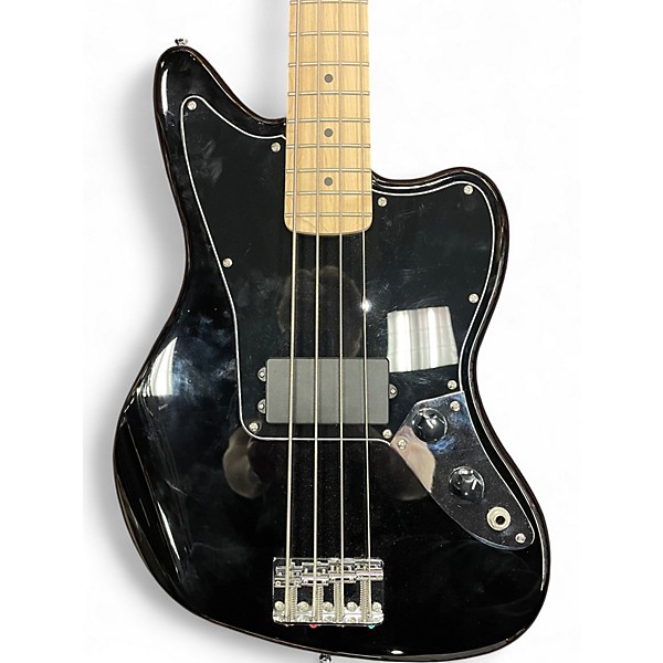 Used Squire JAGUAR BASS Black Electric Bass Guitar