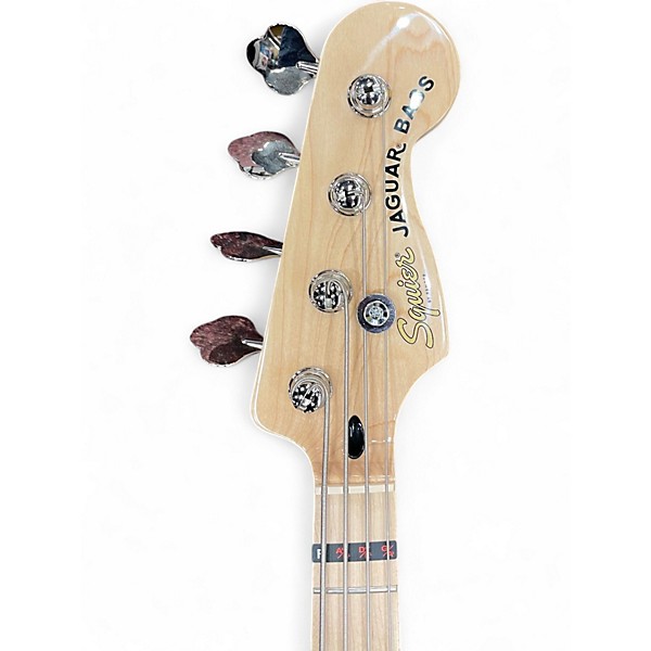 Used Squire JAGUAR BASS Black Electric Bass Guitar