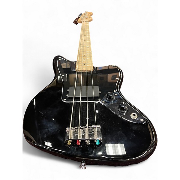 Used Squire JAGUAR BASS Black Electric Bass Guitar