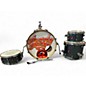 Used Premier 4 Piece APK Blue Sparkle Drum Kit thumbnail