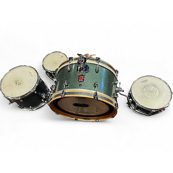 Used Premier 4 Piece APK Blue Sparkle Drum Kit