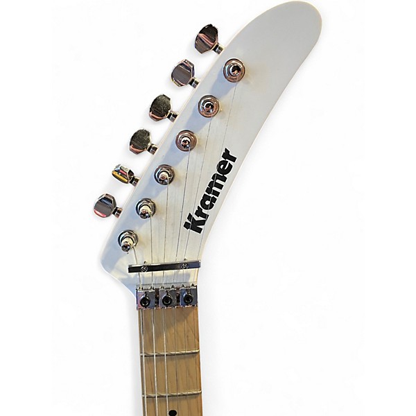 Used Kramer BARETTA WHITE Solid Body Electric Guitar