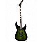 Used Jackson JS34Q Dinky Trans Green Burst Solid Body Electric Guitar thumbnail