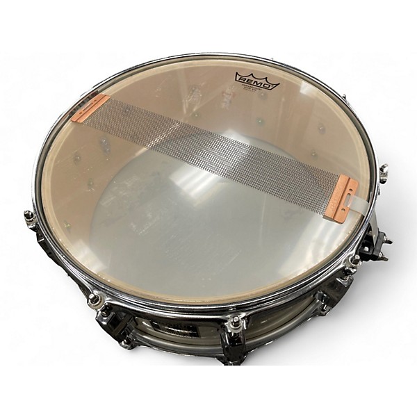 Used SONOR 14X5.5 FORCE 3003 SNARE White Sparkle Drum