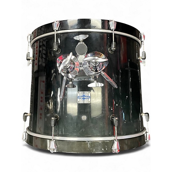 Used Yamaha 4 Piece Stage Custom Advantage Nouveau Black Drum Kit