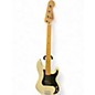 Used Fender Standard Precision Bass Antique White Electric Bass Guitar thumbnail