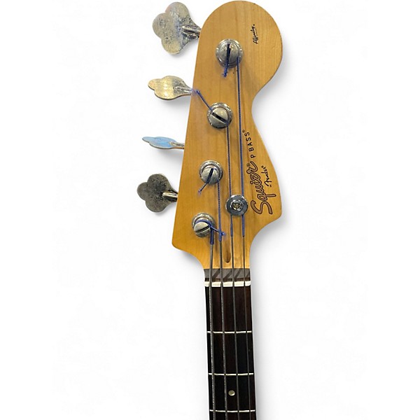 Used Squier Affinity Precision Bass Black Electric Bass Guitar