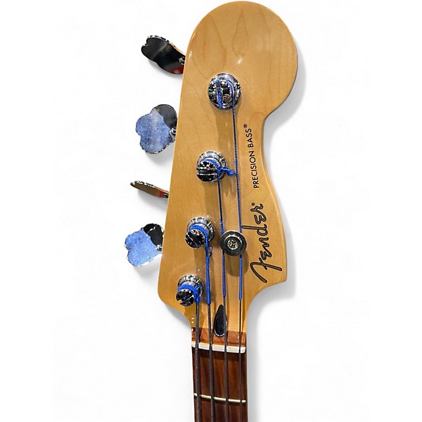Used Fender Player Precision Bass Black Electric Bass Guitar