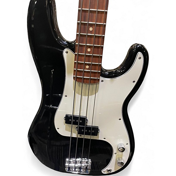 Used Fender Player Precision Bass Black Electric Bass Guitar