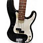 Used Fender Player Precision Bass Black Electric Bass Guitar