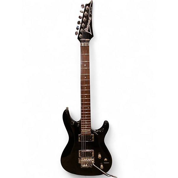 Used Ibanez JS100 Joe Satriani Signature Black Solid Body Electric Guitar