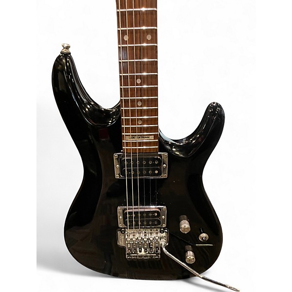 Used Ibanez JS100 Joe Satriani Signature Black Solid Body Electric Guitar