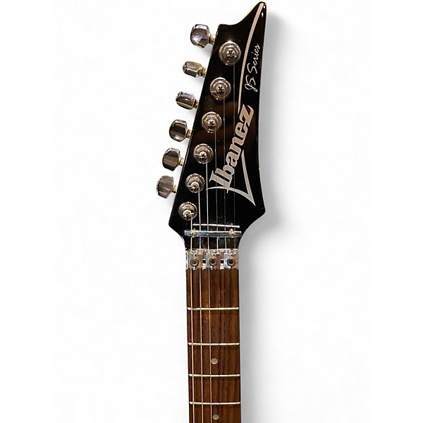 Used Ibanez JS100 Joe Satriani Signature Black Solid Body Electric Guitar