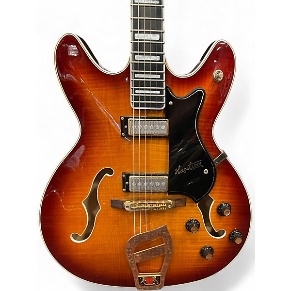 Used Hagstrom Viking II-P P90S 2 Color Sunburst Hollow Body Electric Guitar