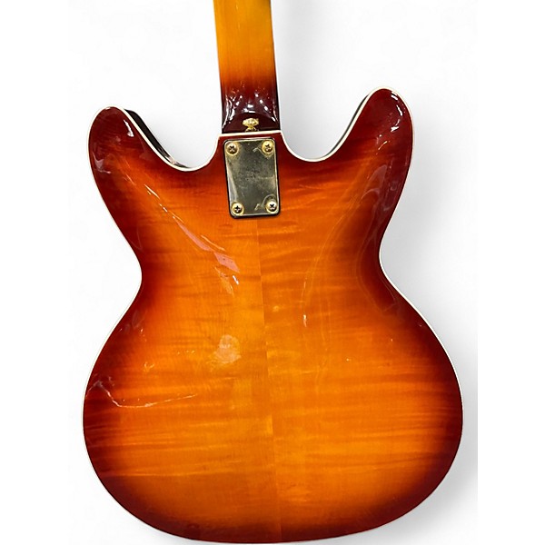 Used Hagstrom Viking II-P P90S 2 Color Sunburst Hollow Body Electric Guitar