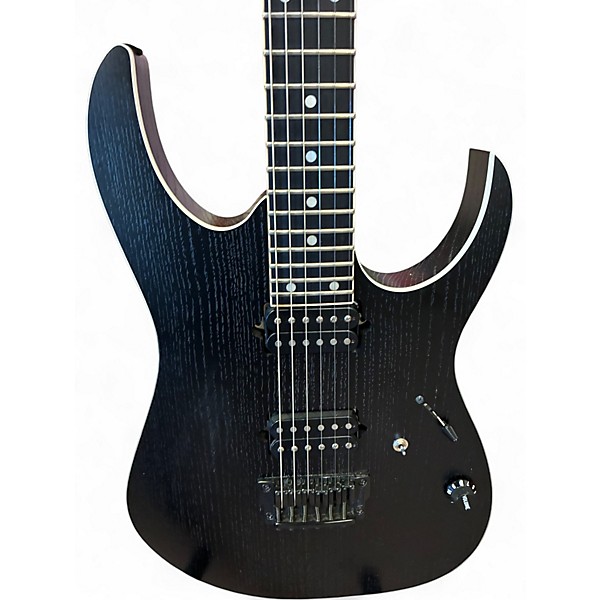 Used Ibanez RGR652AHB WEATHERED BLACK Solid Body Electric Guitar