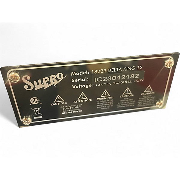 Used Supro Delta king 12 Tube Guitar Combo Amp