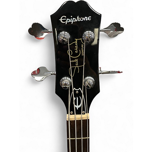 Used Epiphone Jack Casady Signature White Electric Bass Guitar