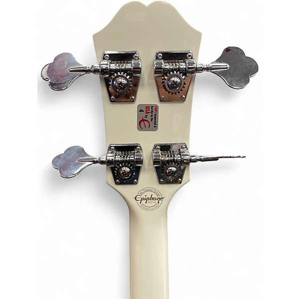 Used Epiphone Jack Casady Signature White Electric Bass Guitar