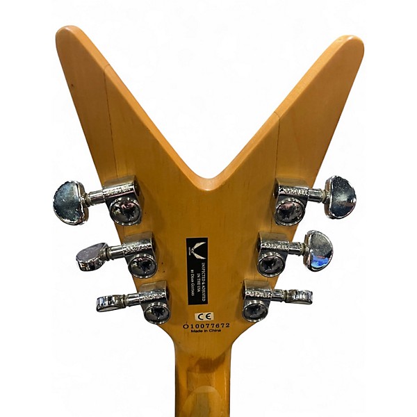 Used Dean DIME BLADE TRIBUTE Custom Black and Green Solid Body Electric Guitar