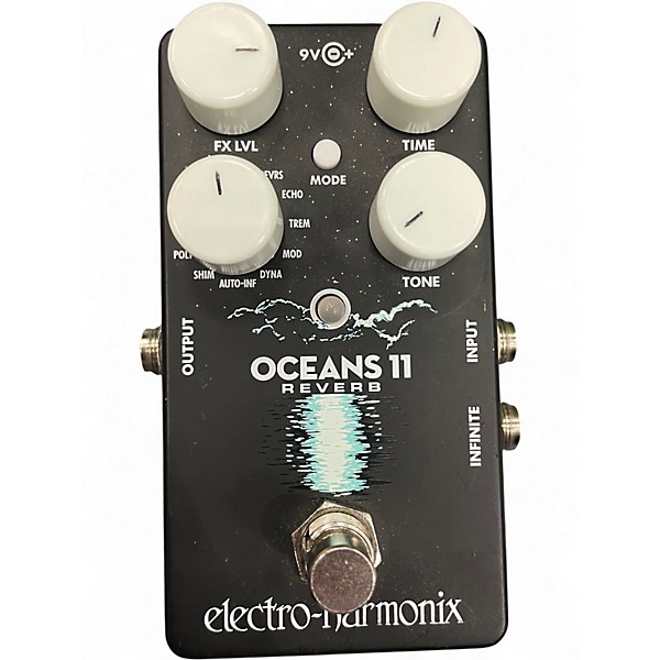 Used Electro-Harmonix Oceans 11  Reverb Effect Pedal