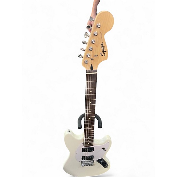 Used Squier Mustang Olympic White Solid Body Electric Guitar