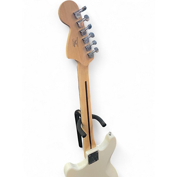 Used Squier Mustang Olympic White Solid Body Electric Guitar