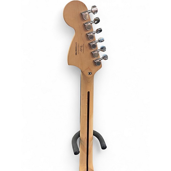 Used Squier Standard Stratocaster Black Solid Body Electric Guitar