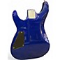 Used Schecter Guitar Research Diamond Series PT Blue Solid Body Electric Guitar