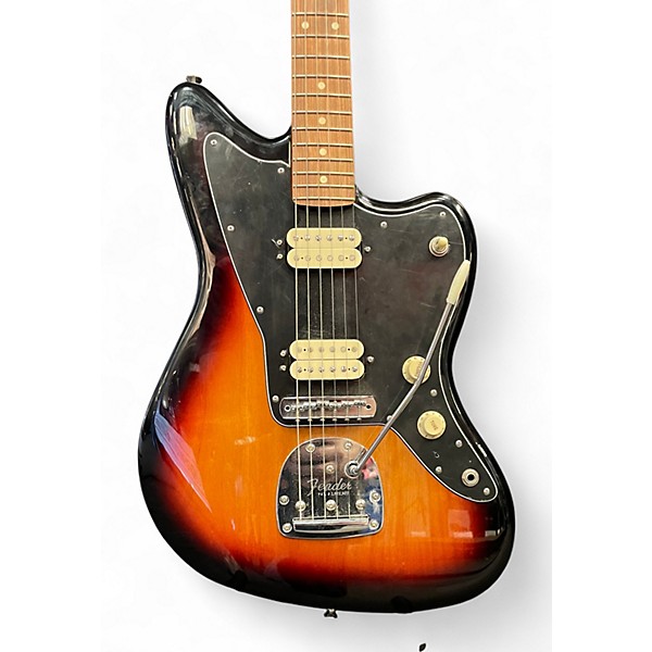 Used Fender Player Jazzmaster 3 Color Sunburst Solid Body Electric Guitar
