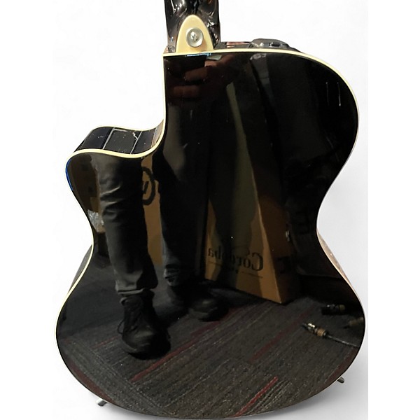 Used Yamaha APX600 Black Acoustic Electric Guitar