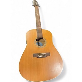 Used Seagull Coastline S12 Cedar QI Natural 12 String Acoustic Guitar