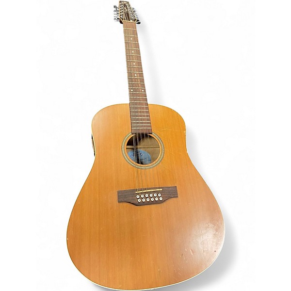 Used Seagull Coastline S12 Cedar QI Natural 12 String Acoustic Guitar