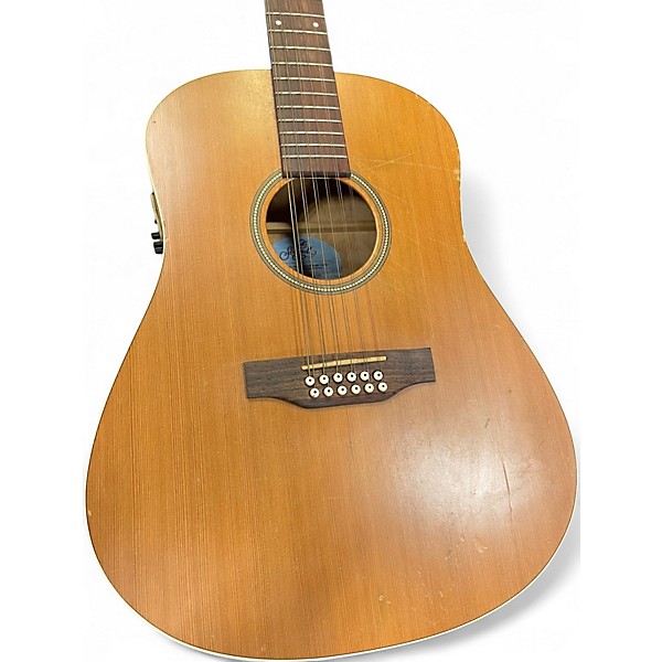 Used Seagull Coastline S12 Cedar QI Natural 12 String Acoustic Guitar
