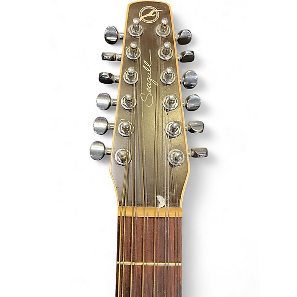 Used Seagull Coastline S12 Cedar QI Natural 12 String Acoustic Guitar