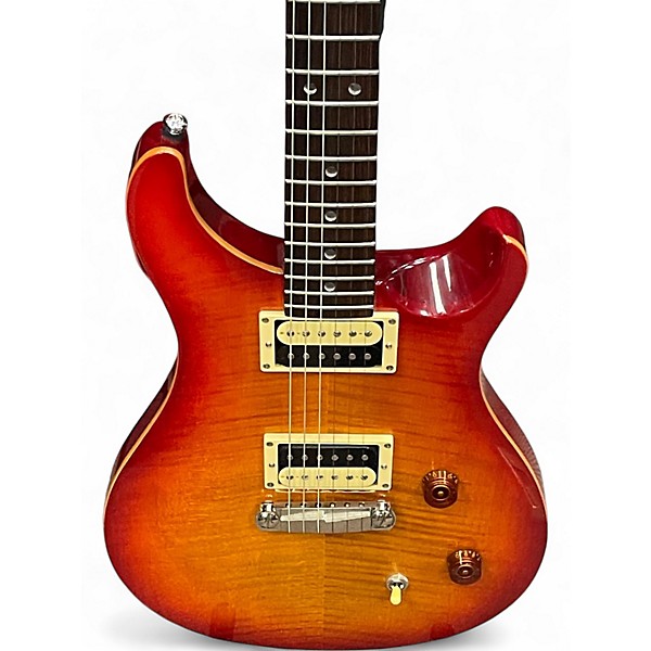 Used PRS SE Custom 22 2 Color Sunburst Solid Body Electric Guitar