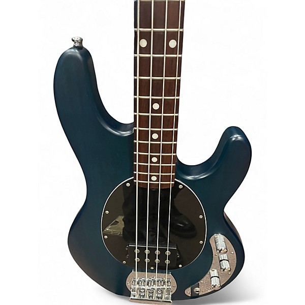 Used Sterling by Music Man STINGRAY Blue Electric Bass Guitar